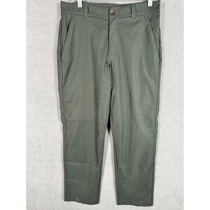 QOR Nylon Hiking‎ Pants Mens Size 32 Green With Pockets